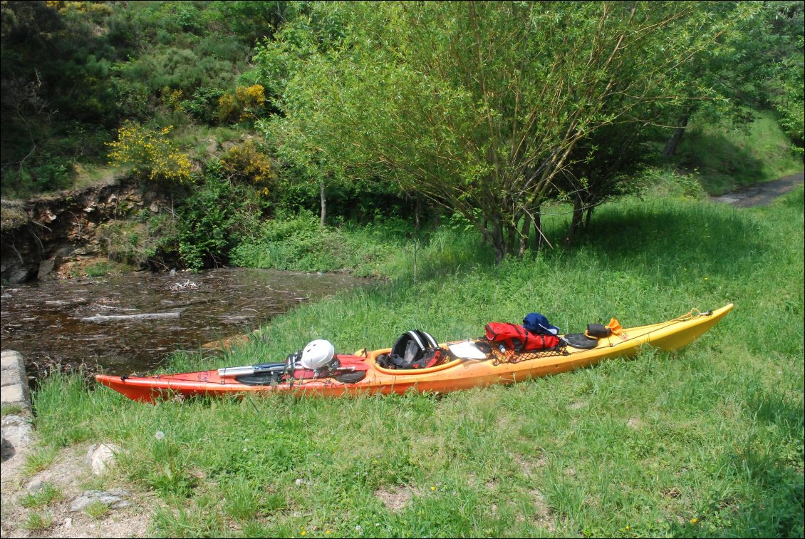 Début du portage