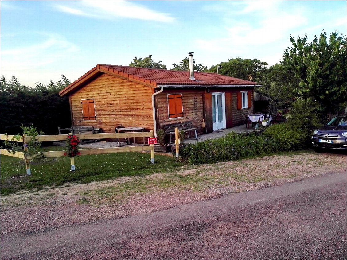 Portage depuis le camping.