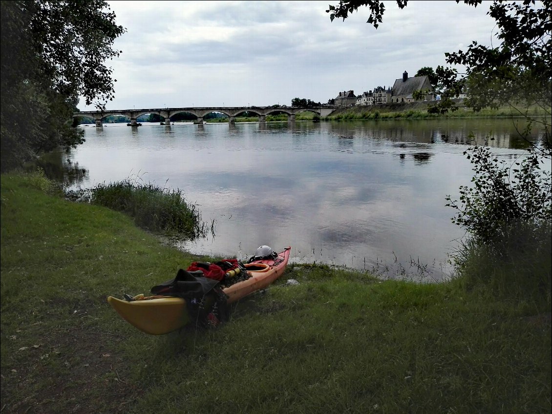 Portage à Amboise bras droit de l'Île d'Or