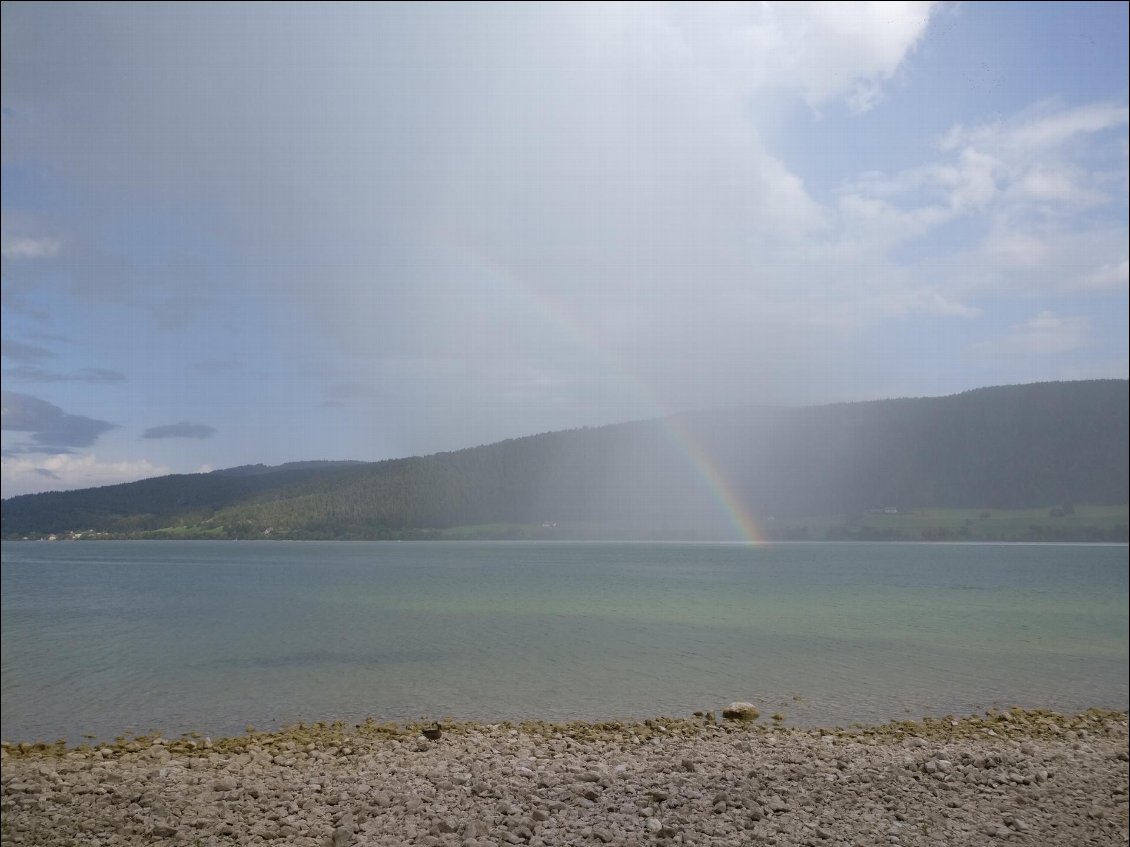 Petit croché par le lac de Joux