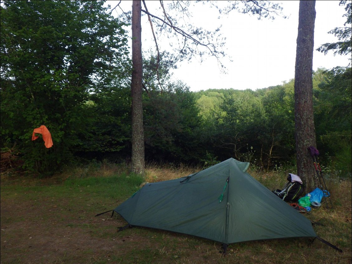 Bivouac après le cimetière