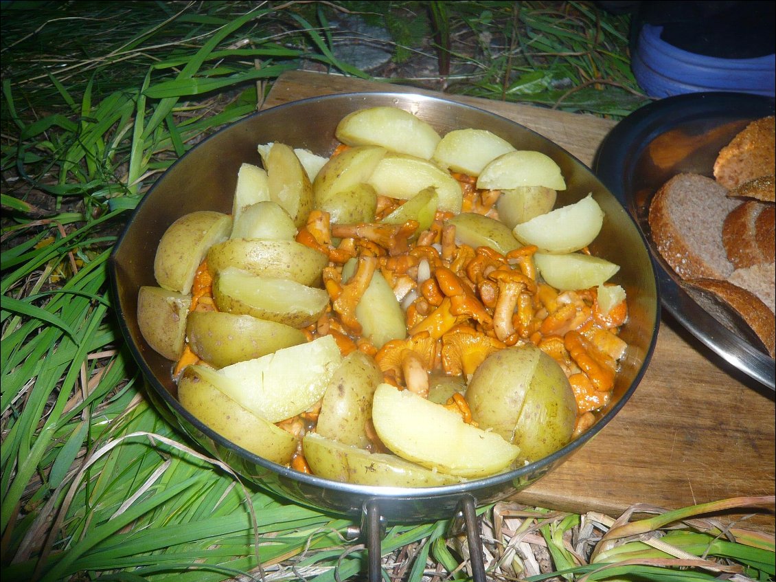 Un repas "gratuit"
(cf article "Diogène dans la benne" sur le blog de la trottineuse http://www.wot.latrottineuse.com/fr/diogene-benne-jours-heureux/ )