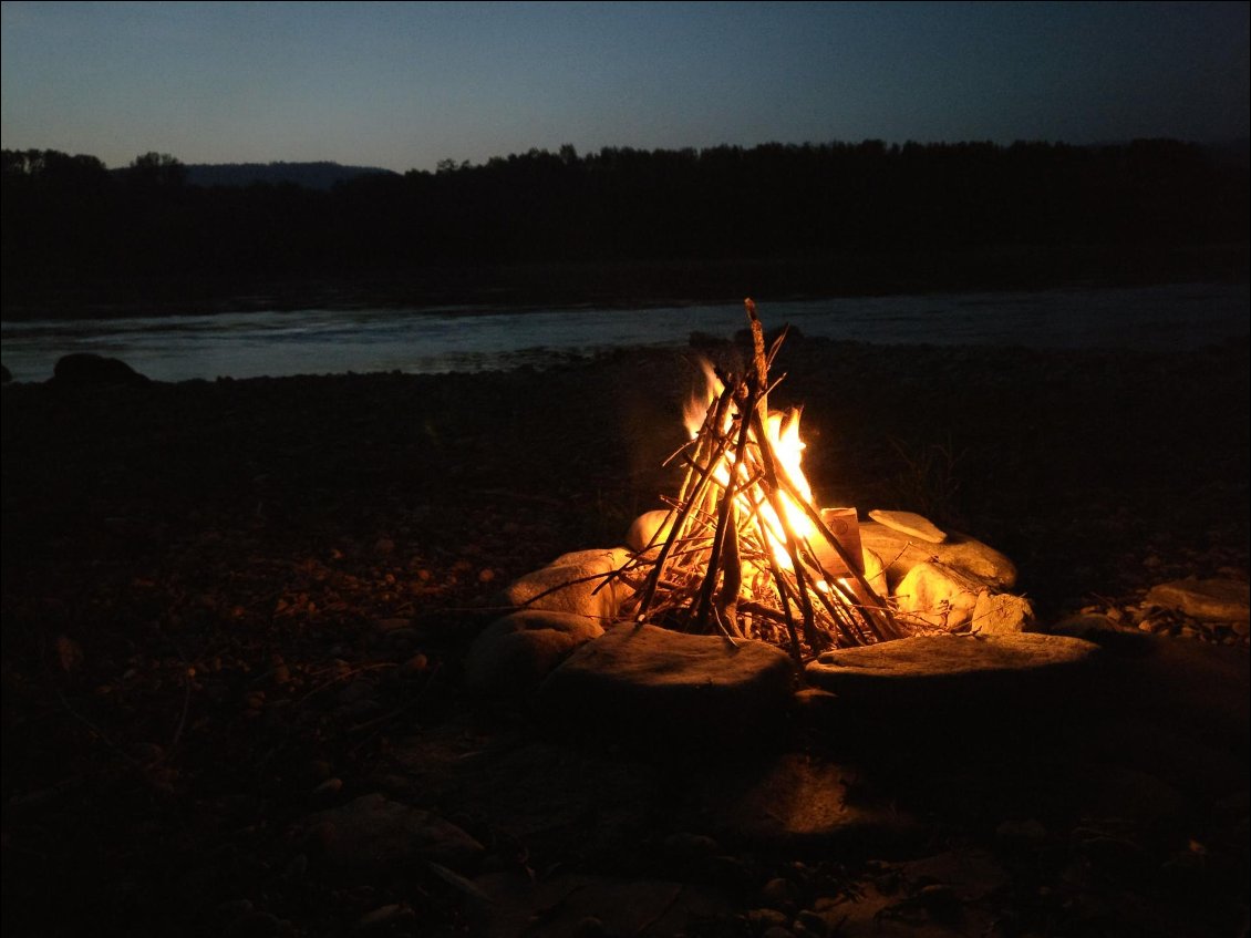 Ça ne manque pas d'endroits pour faire un beau bivouac.