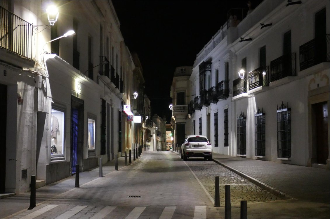 Balade nocturne dans Villafranca de los Barros