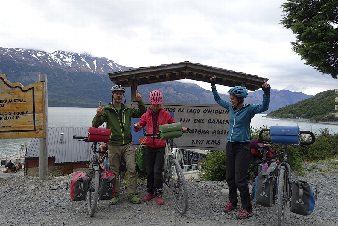 Fin de la Carretera. Nous n'aurons pas fait l'intégralité des 1247 kms, mais pas loin.