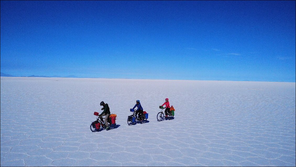 Du blanc à perte de vue.