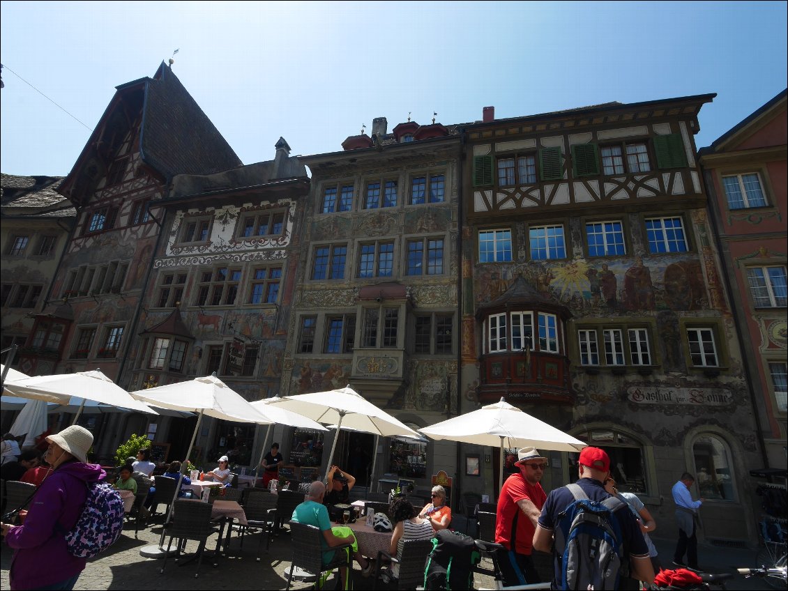 Les façades peintes de Stein am Rheine