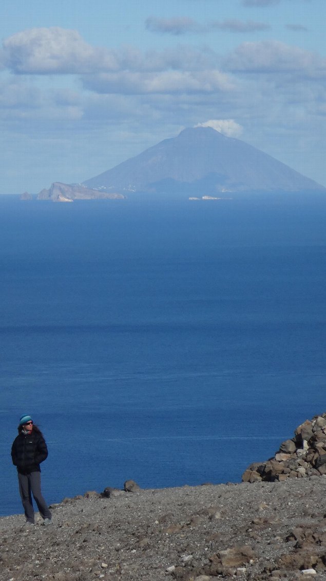 Zoom vers le Stromboli