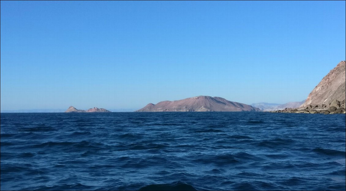 La petite île San Fransisco est en vue.