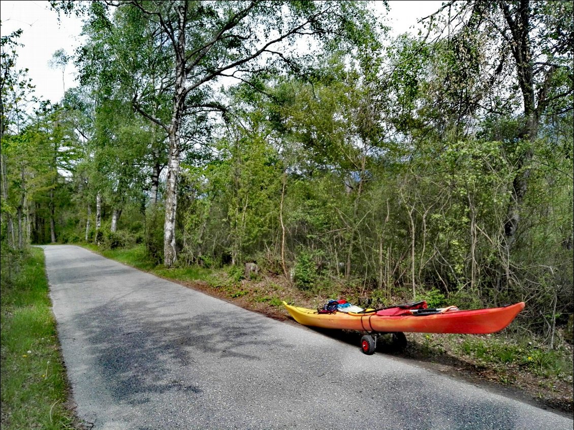 Portage entre Felsberg (CH) et Coire ( CH)