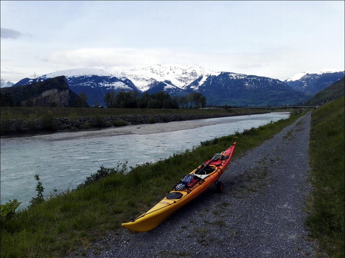 Portage entre la Suisse et le Liechtenstein