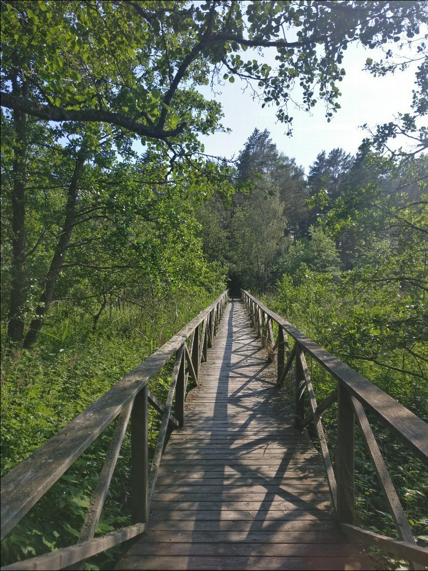 Accès à l'îlot de Skäret