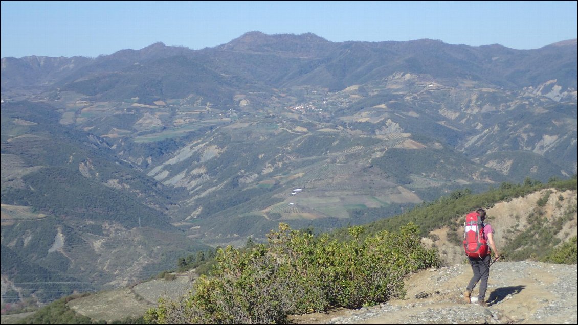 Début de la descente vers Gramsch