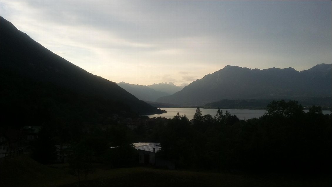 Arrivée du soir un régal pour les yeux