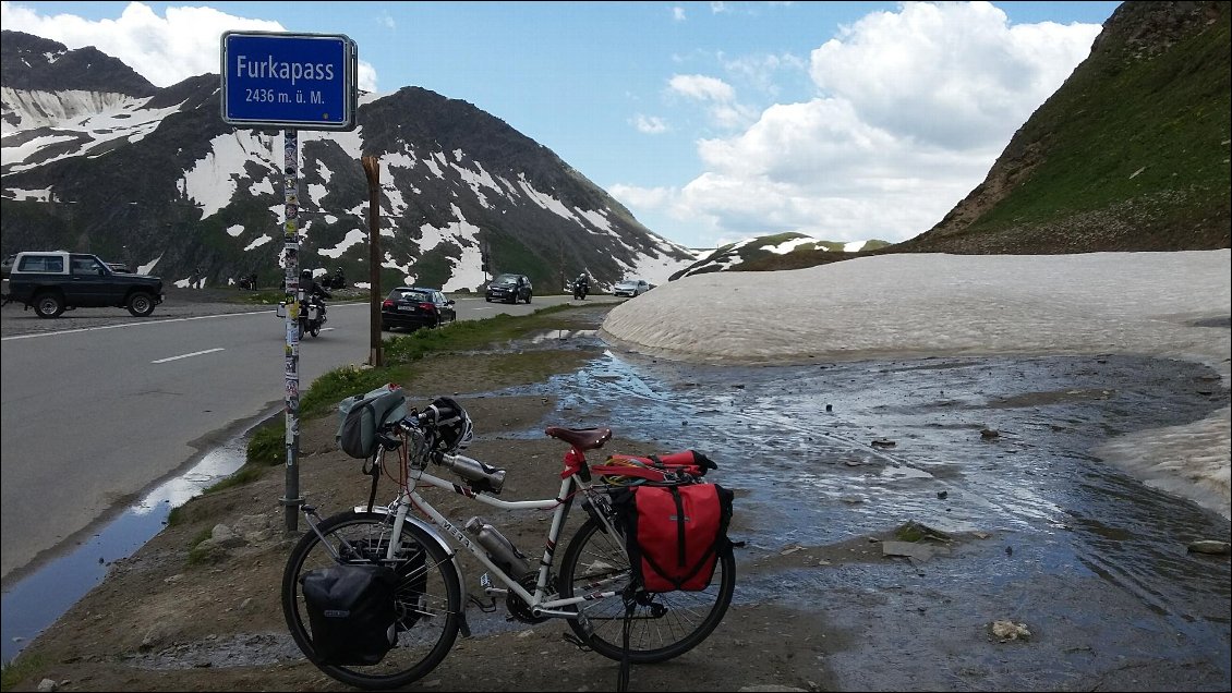 Après 8km enfin en haut