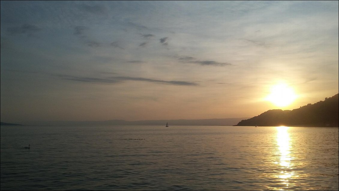 Chambre avec vue sur le lac léman à Vevey