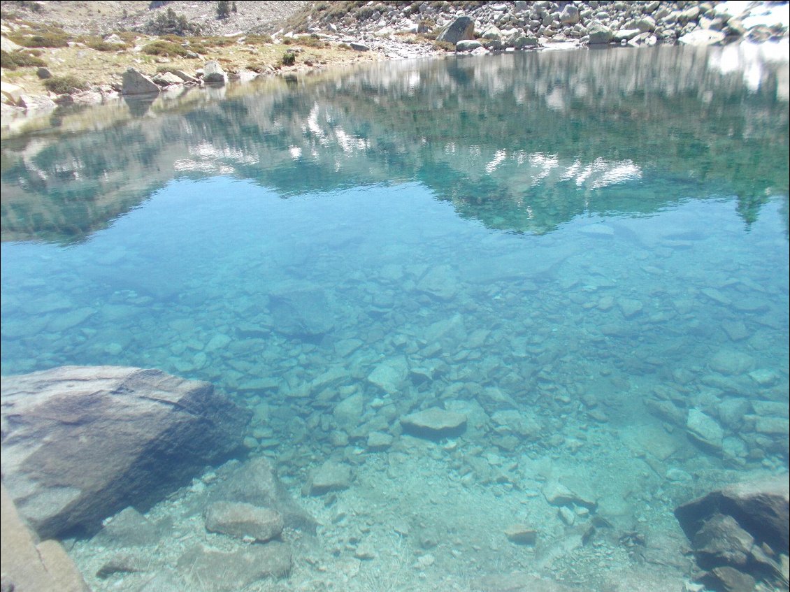 Tanganyika ? Non, lac Blanc.