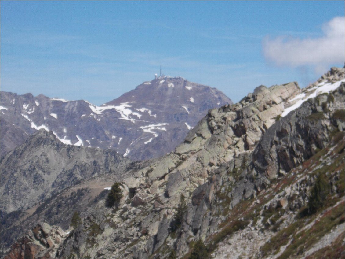 Pic du Midi de Bigorre dans le dos.