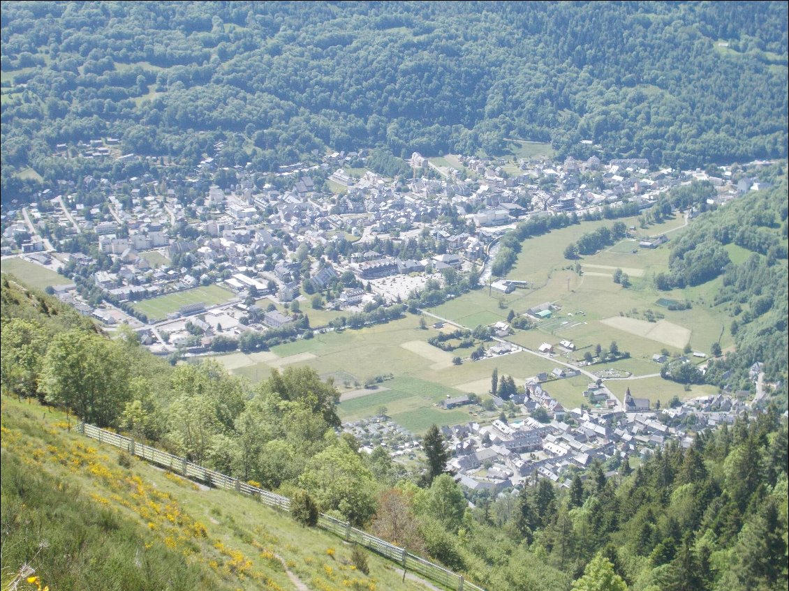 Vignec et Saint-Lary vus... de haut.