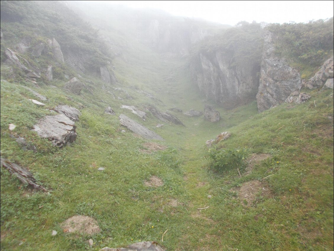 Journée dans le brouillard.