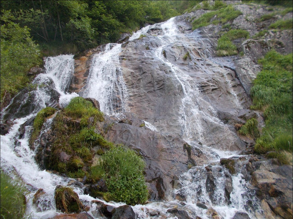 ... ou qui dégringole, faut que je prenne une photo !