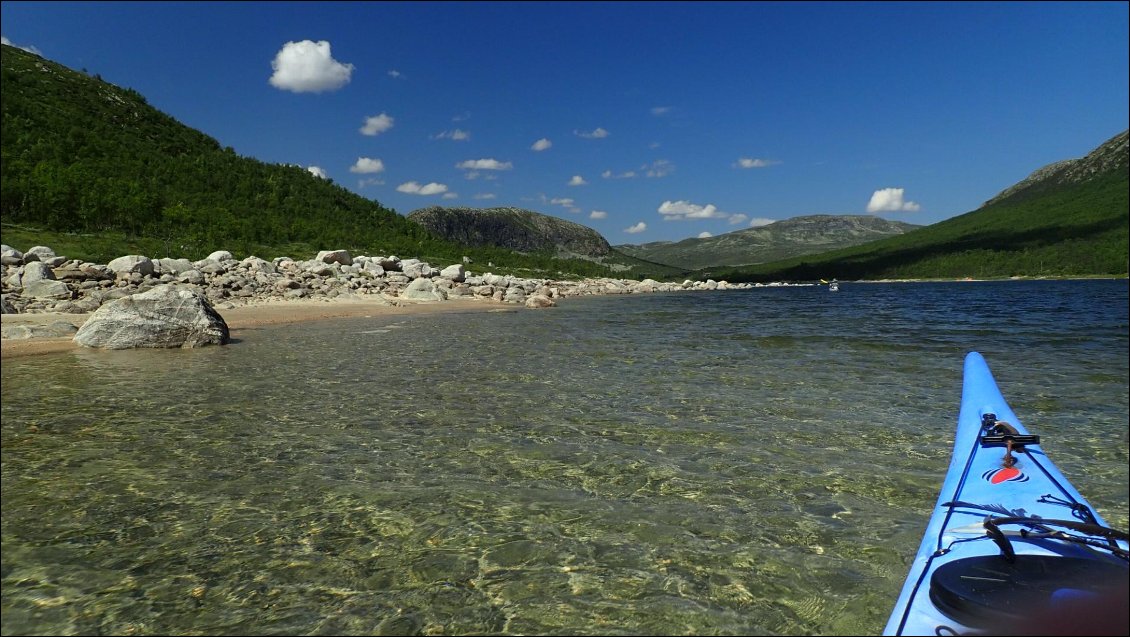 Encore une petite ambiance des mers du sud ! Bon, d'accord, la température (surtout celle de l'eau :-)) n'est pas la même !