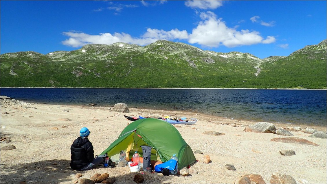 Petit café avant de partir pour le plateau de l'Hardangervidda