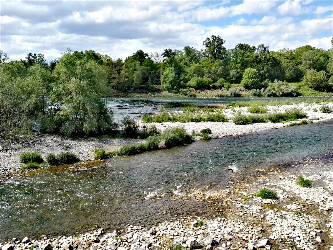 Barres d'Istein, Vieux-Rhin (DE). Entre Rosenau (F) et Efringen-Kirchen (DE)