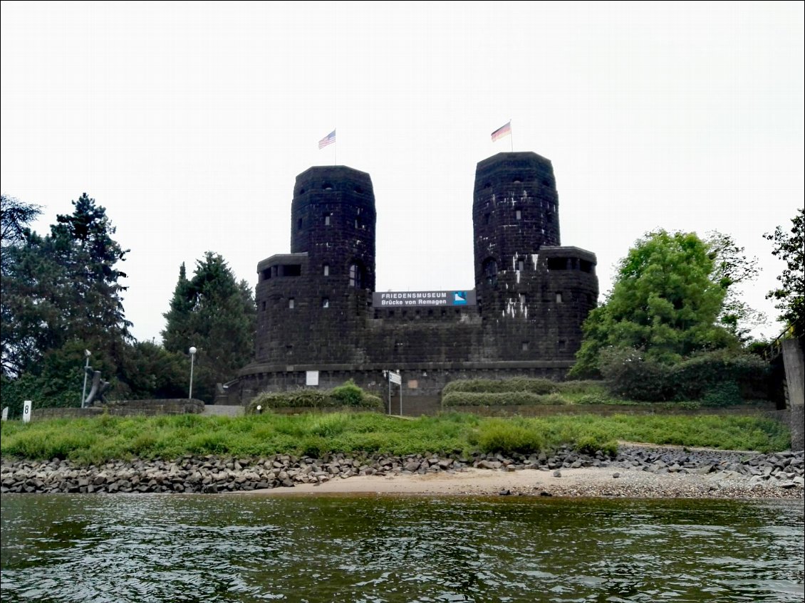 Remagen (DE). Pont Ludendorff, plus connu sous le nom de pont de Remage