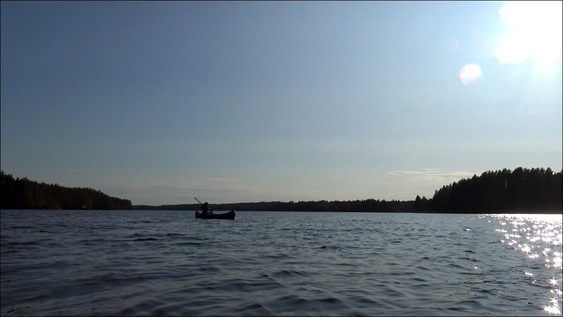 Le soleil commence à rejoindre doucement l'horizon, c'est le moment d'envisager de terminer la journée.