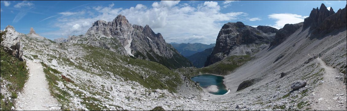 Panorama vers le nord et l'Autriche.