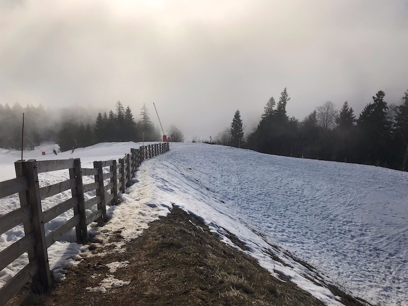 En haut des pistes de Metabief