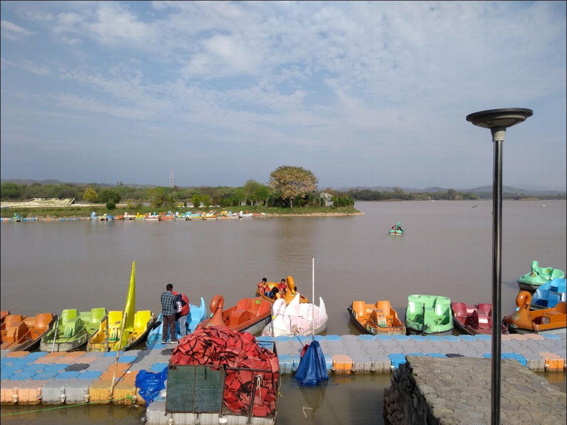 Le lac Sukhna de Chandigarh