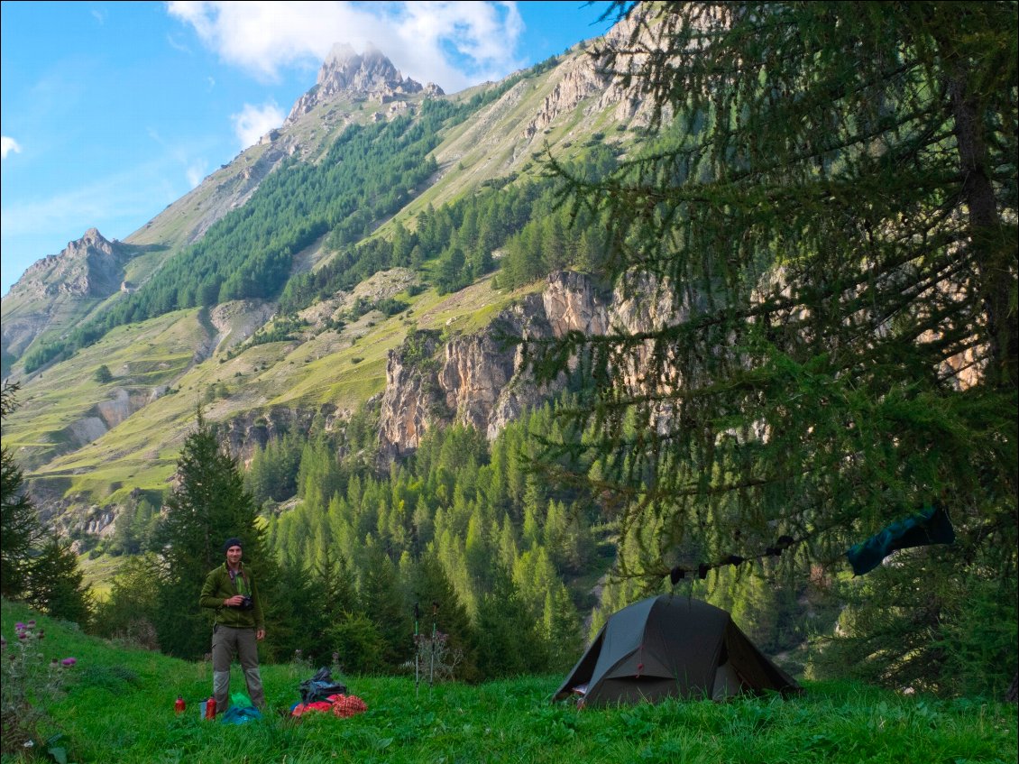 Bivouac du soir impeccable une fois de plus !