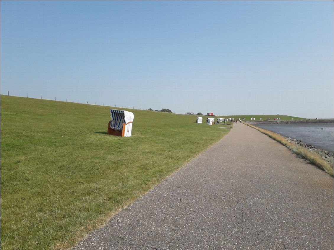 Strandkorb sur la côte