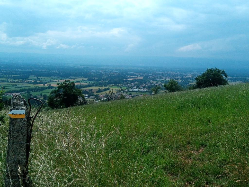 La plaine depuis la Madone de Bellegarde