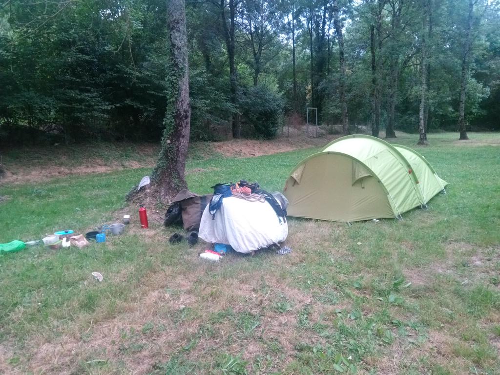 Réveil au bivouac de Sireuil