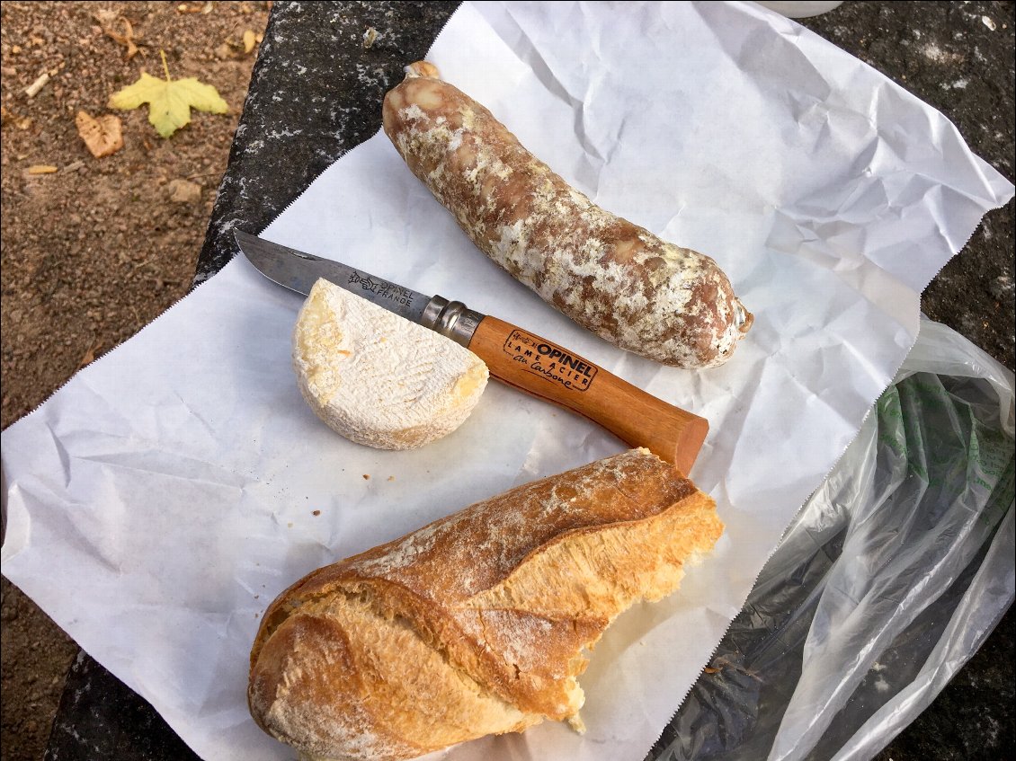 Un casse-croute bien mérité.