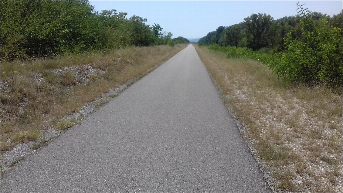 40 °C, vent de face, ligne droite de 7 km ... dur dur