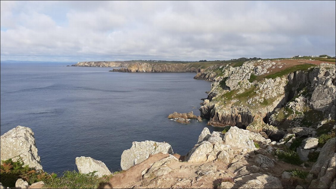 Vue vers l'Est depuis la Pointe du Van