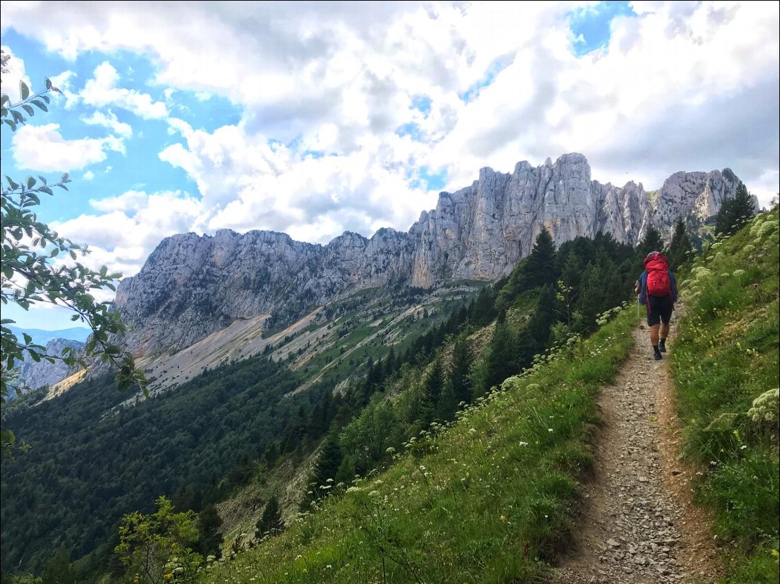 Un petit air des Dolomites : les rochers du Parquet