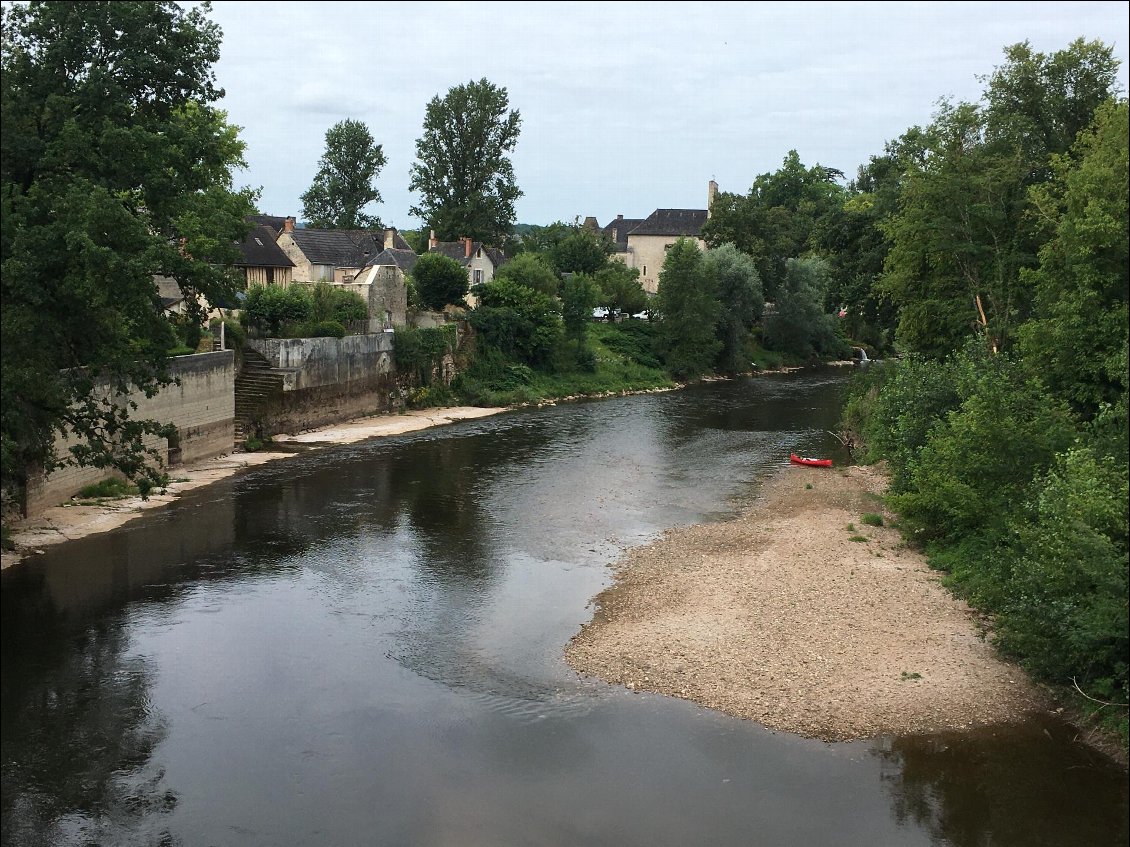 Pause et ravitaillement à Condat