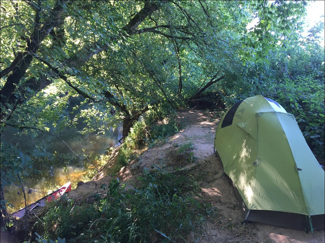 Encore un beau coin de bivouac !