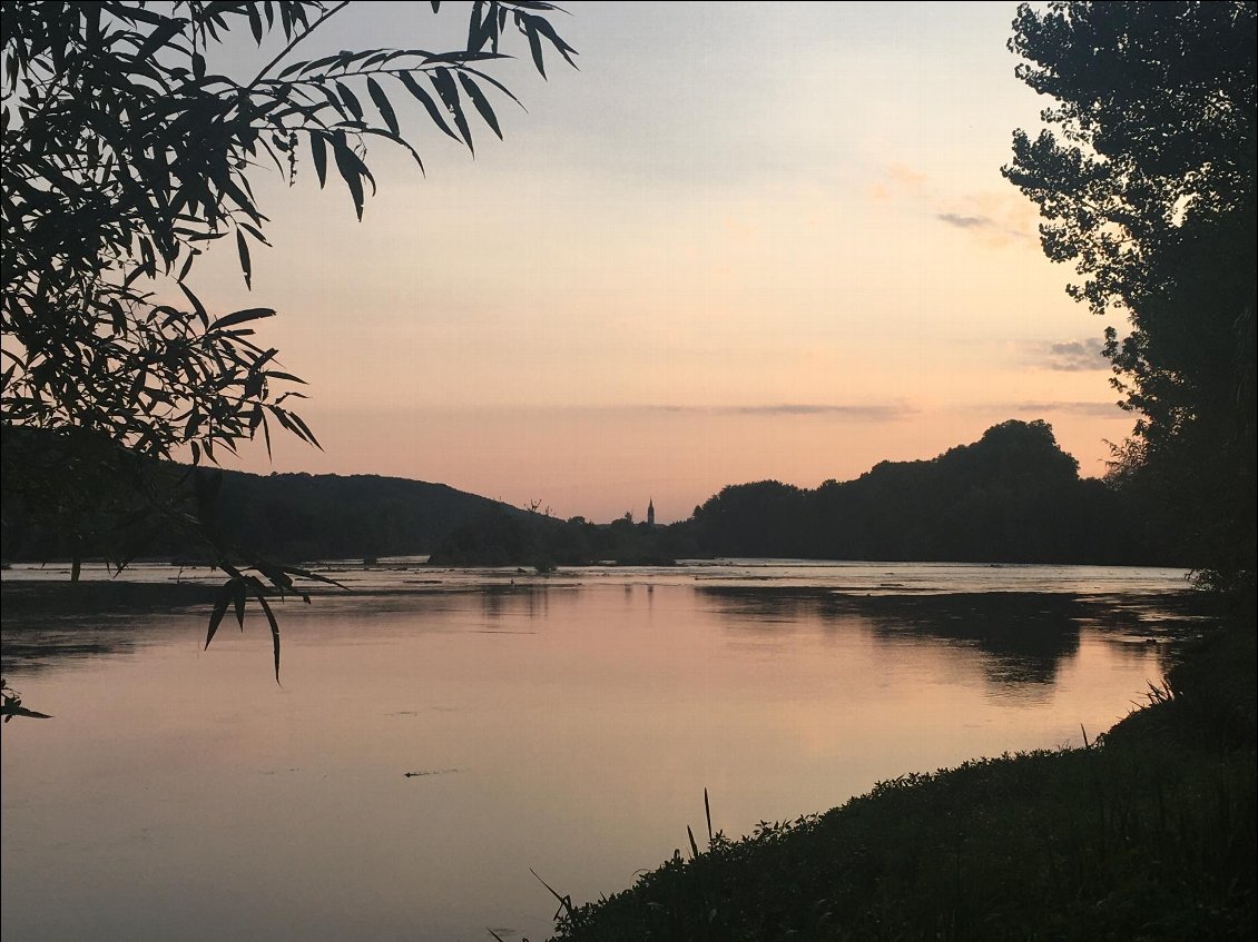 Le soir au camping de Lalinde