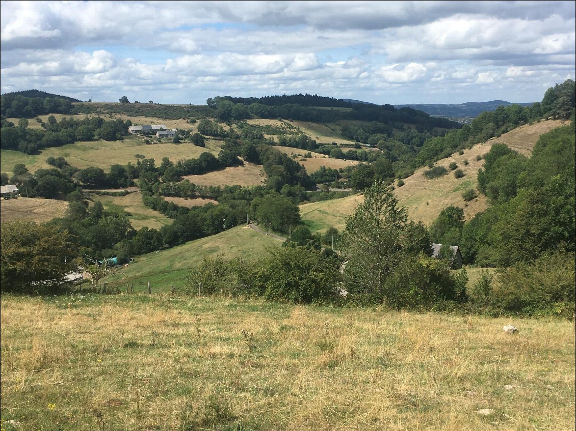 Arrivée à Orcival