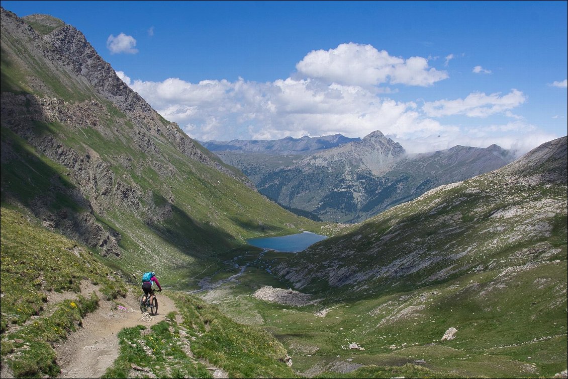 1000m de descente ! Lac Foréant