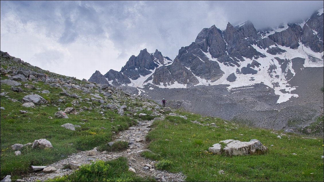 Entre le col Girardin et le lac Sainte Anne