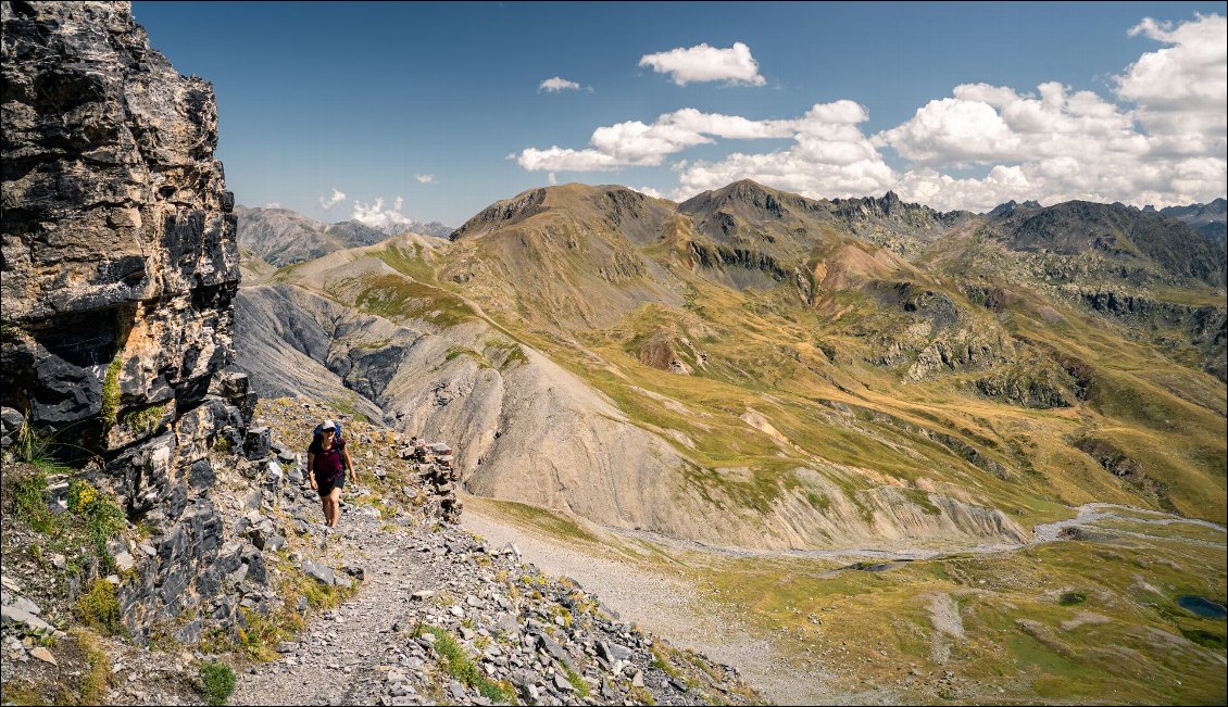 Arrivée au pas de la Cavale.