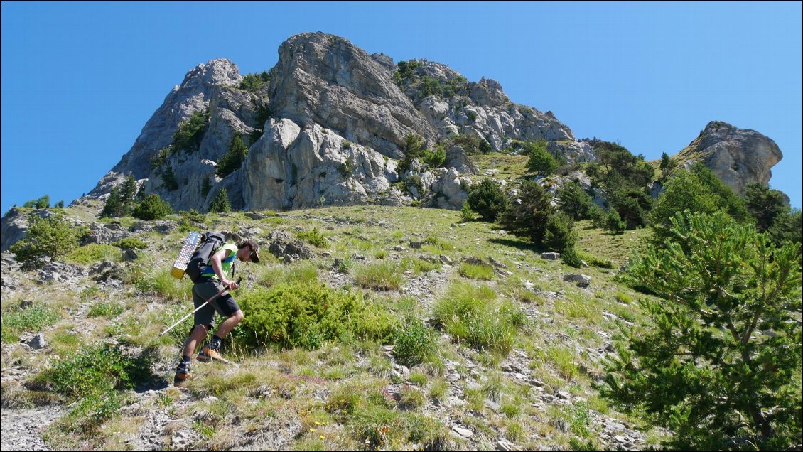 A l'approche des rochers du Morgon