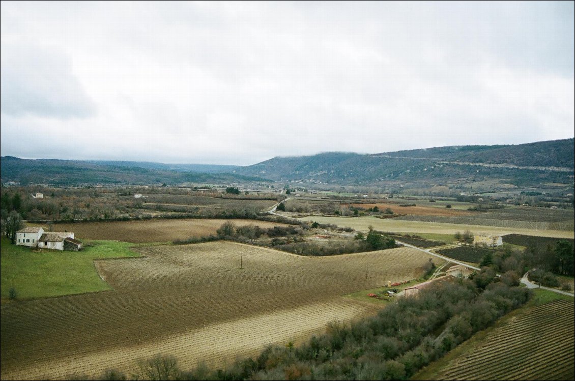 La vu depuis le village de Sault